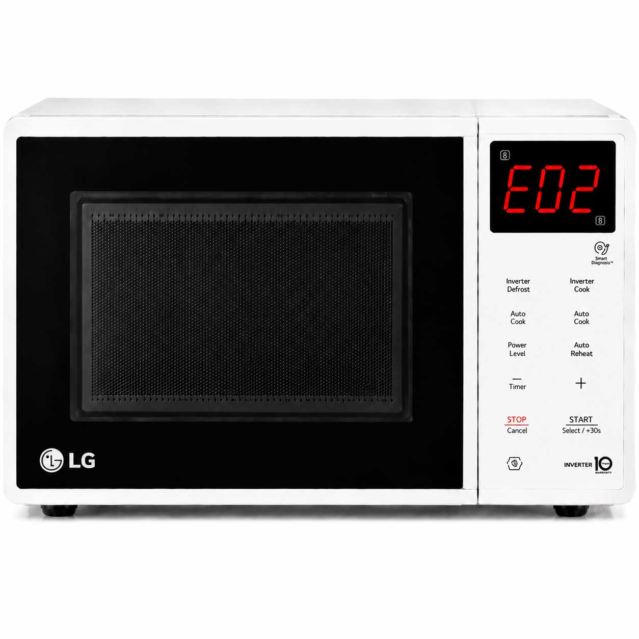 ارور E02 مایکروویو ال جی