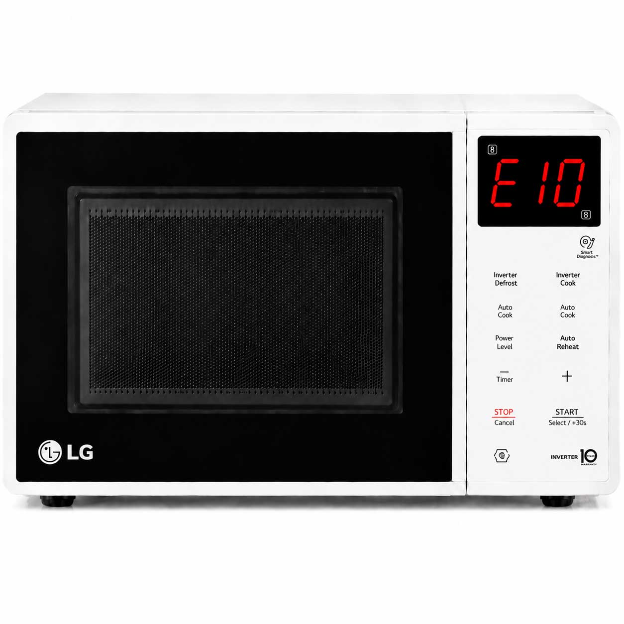 ارور E10 مایکروویو ال جی