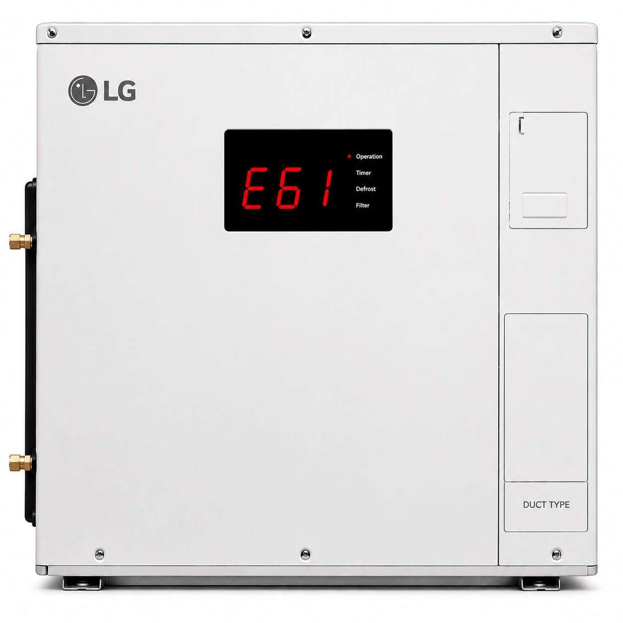 ارور E61 داکت اسپلیت ال جی