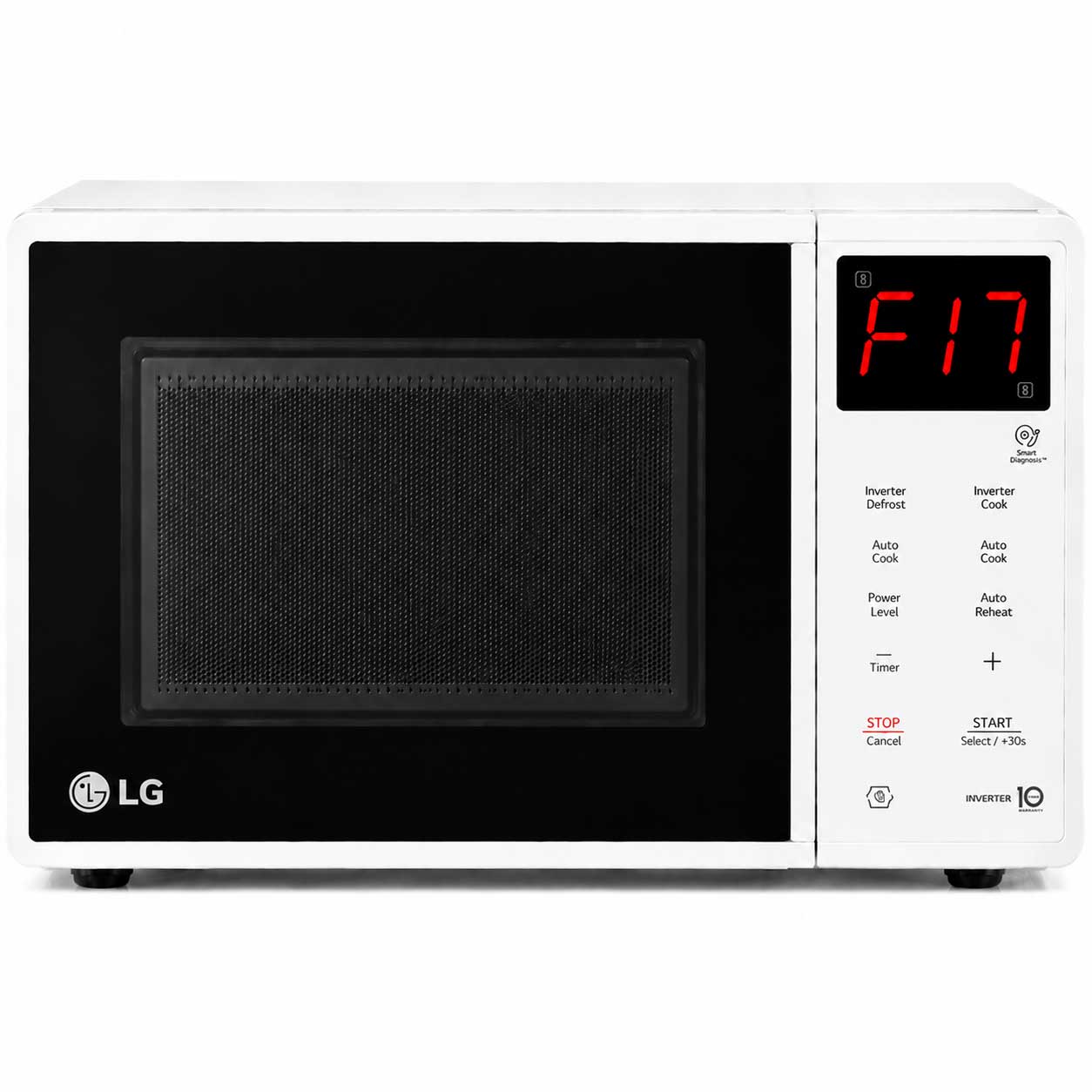 ارور F17 مایکروویو ال جی