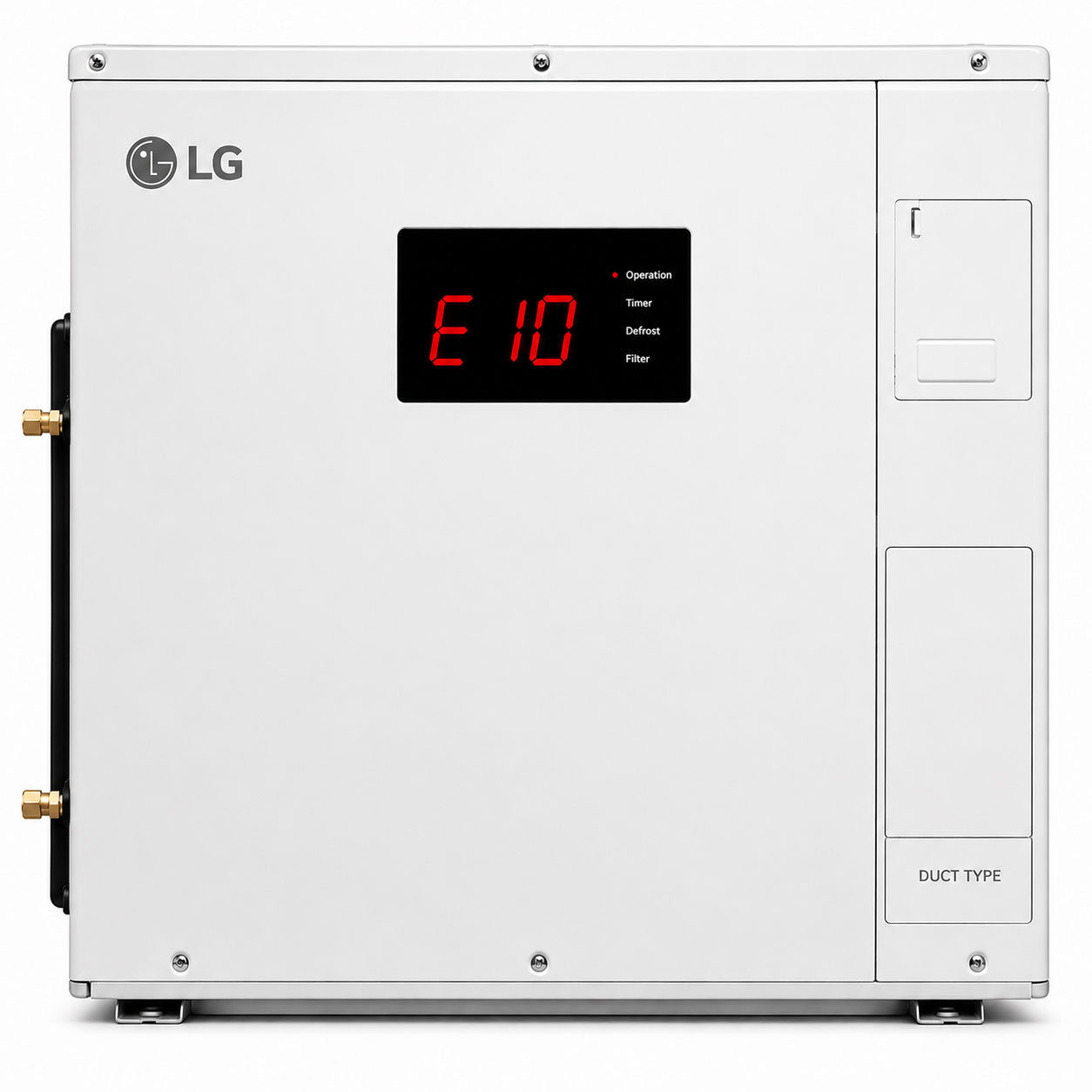 ارور E10 داکت اسپلیت ال جی