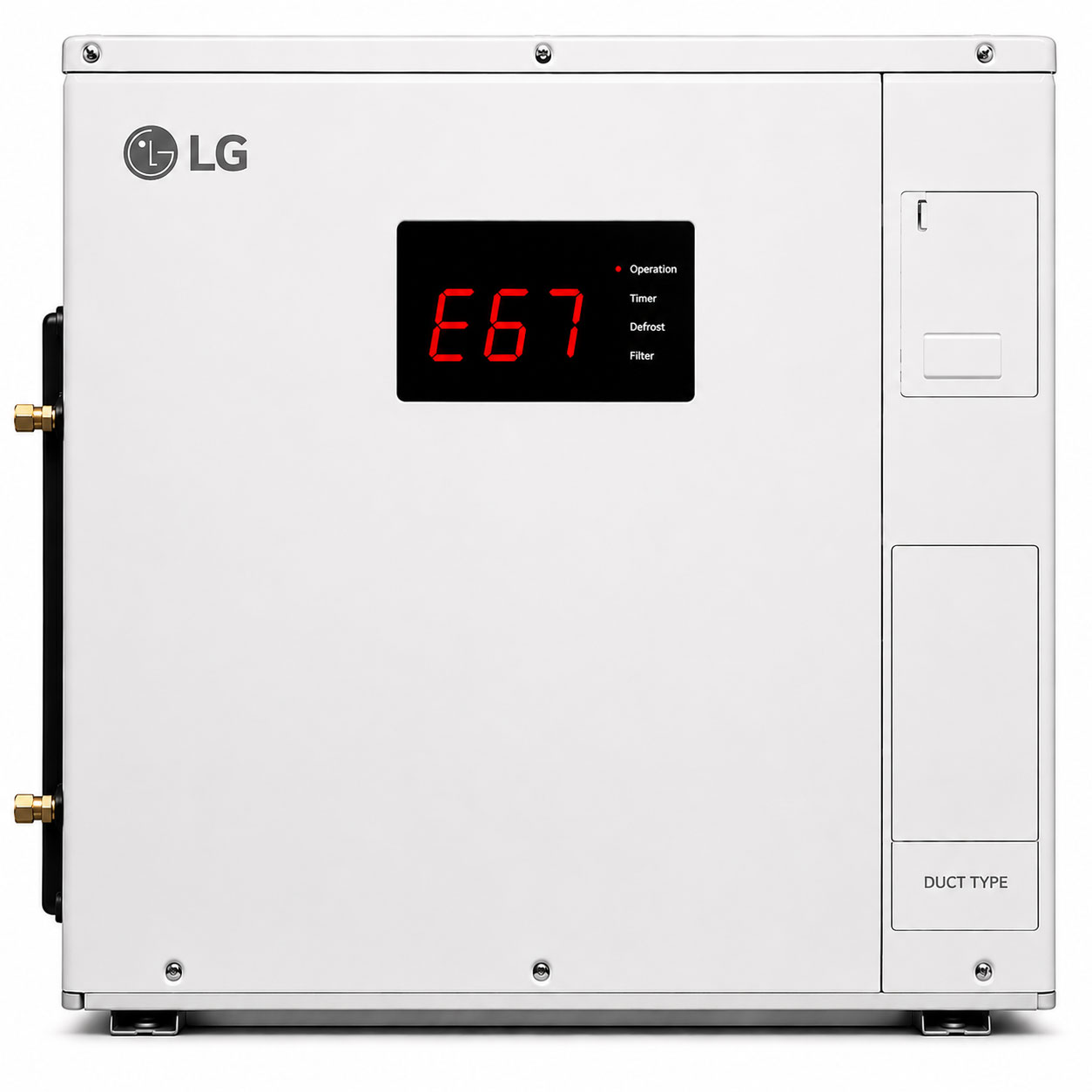 ارور E67 داکت اسپلیت ال جی