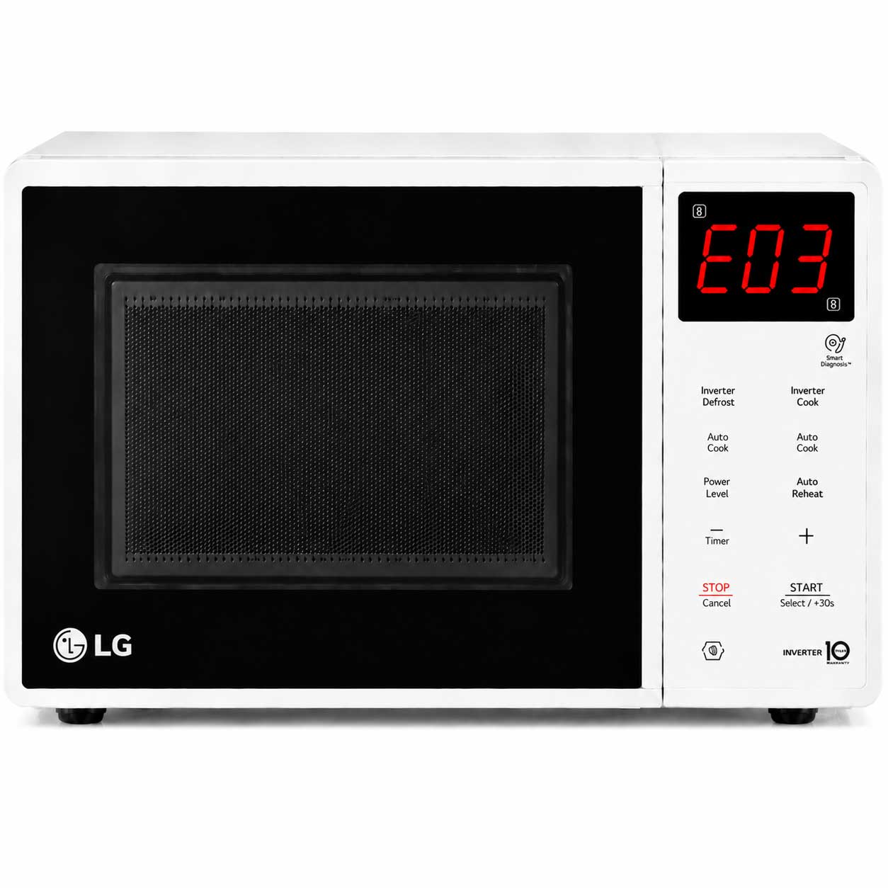 ارور E03 مایکروویو ال جی